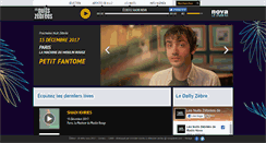 Desktop Screenshot of lesnuitszebrees.com